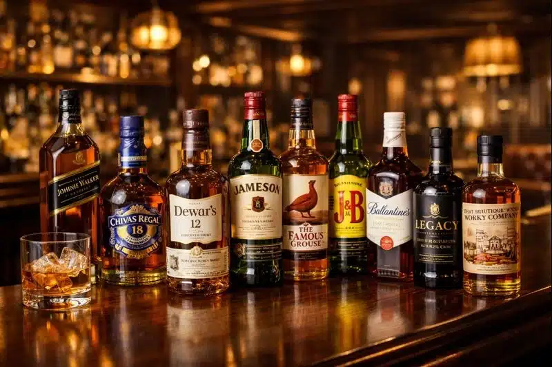 Top blended whisky brands in the world 2025 ranking