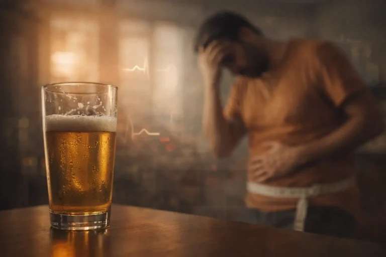 Negative effects of drinking beer on liver, hormones, and overall health