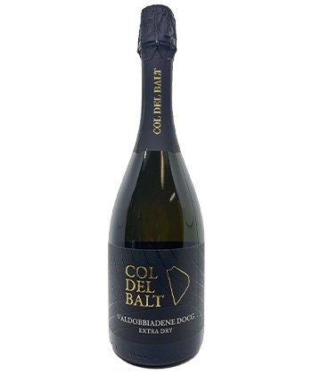 Col Del Balt Valdobbiadene Prosecco Superiore Extra Dry is one of the best Proseccos for 2023.