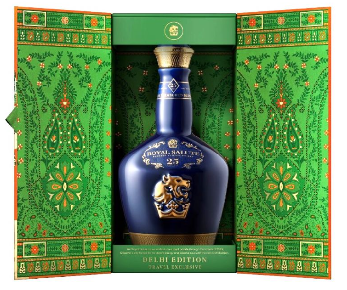 Pernod Ricard introduces the Delhi Duty Free exclusive, Royal Salute 25 Year Old Delhi Edition